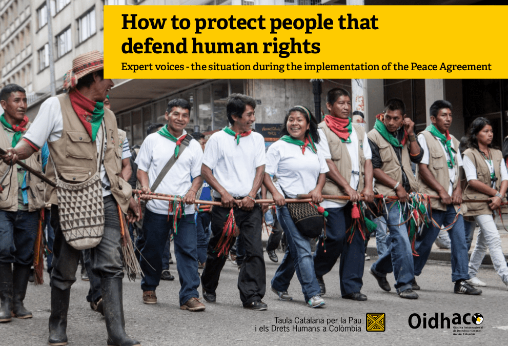 Com protegim qui defensa els drets humans a Colòmbia
