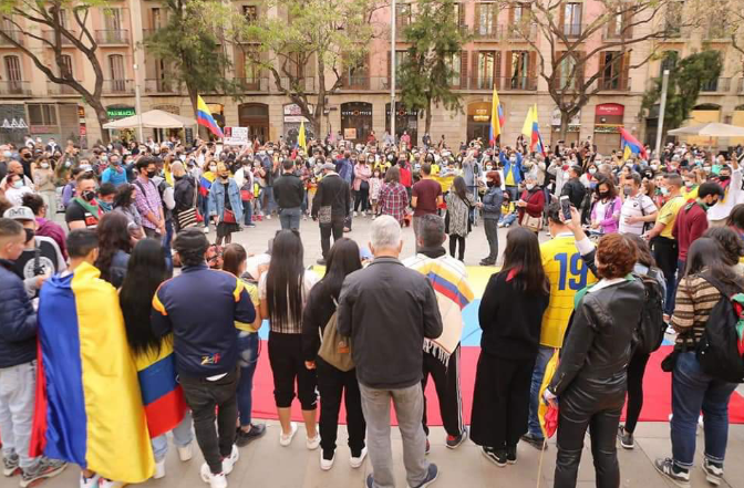 La contribución de las mujeres de la diáspora colombiana organizada en Cataluña a la generación de prácticas transnacionales de defensa de derechos humanos
